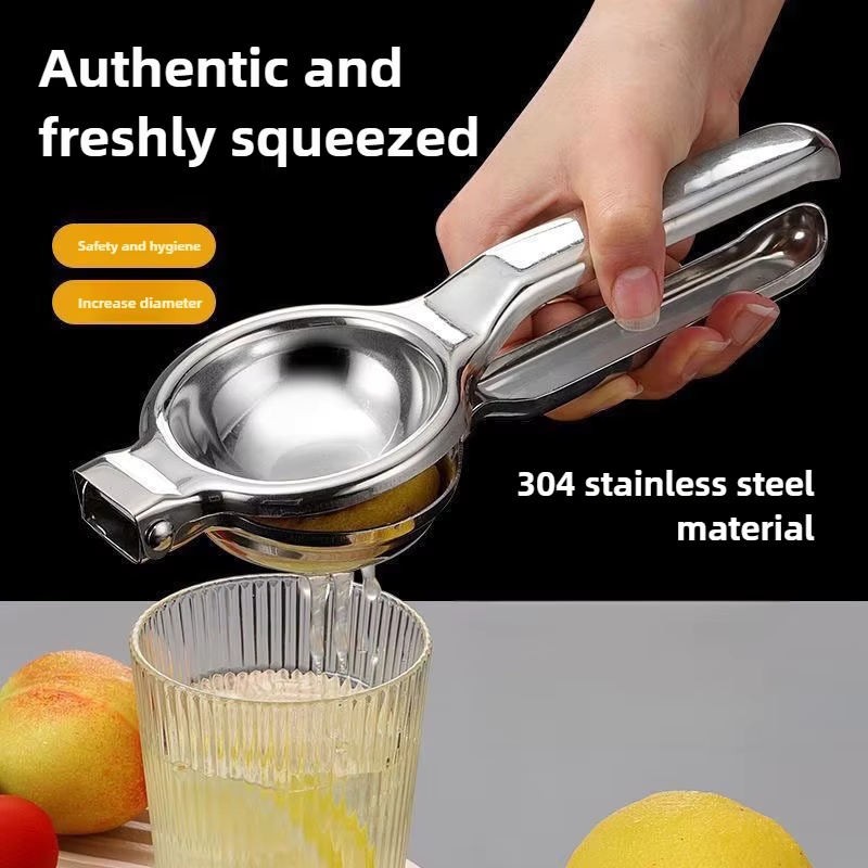 Citrus Lemon Squeezer - Spremiagrumi Manuale in Acciaio Inox 304,