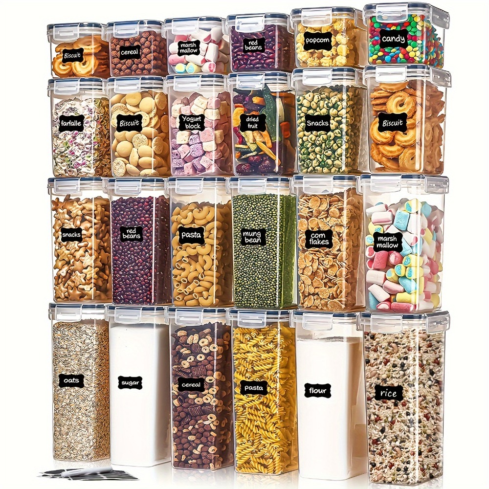 Kitchen Gadgets Storage - Set di 24 Contenitori per Alimenti: