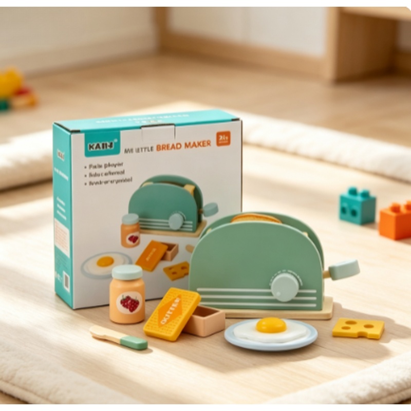 Kitchen Gadgets For Kids - Giocattolo Tostapane in Legno per Bambini,