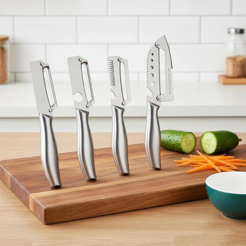 Kitchen Gadgets For Gifts - Pelapatate 5 in 1 con Manico