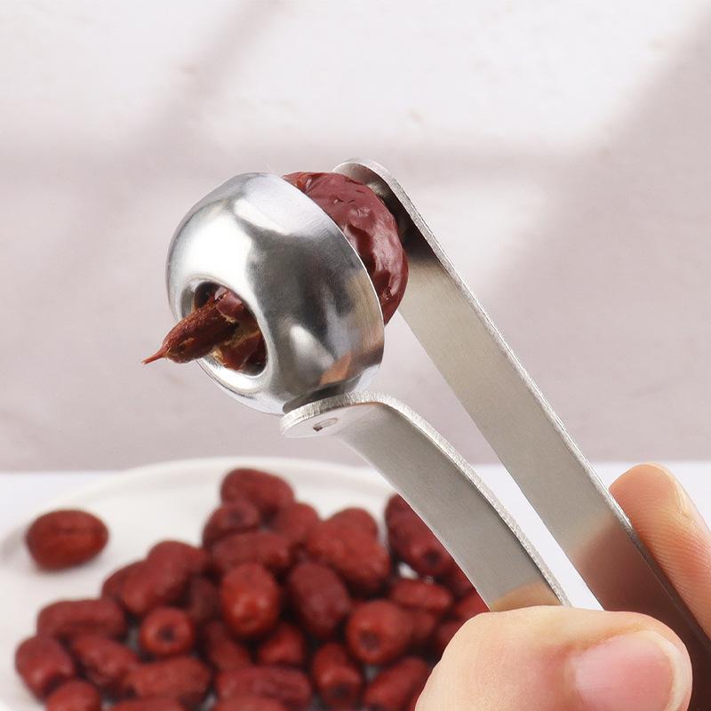 Cherry Pitter Tool - Sgusciatore per ciliegie in acciaio inossidabile,