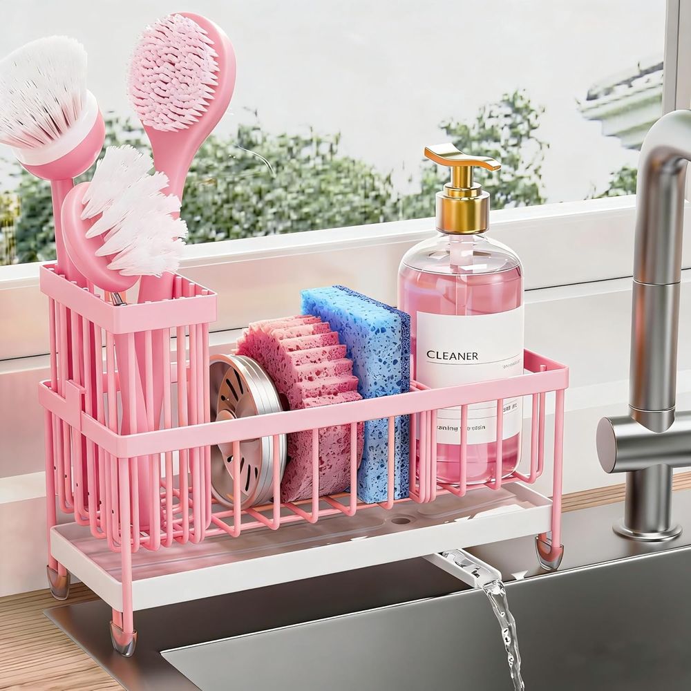 Kitchen Gadgets Storage - Portaspugne o Organizzatore per Lavello da