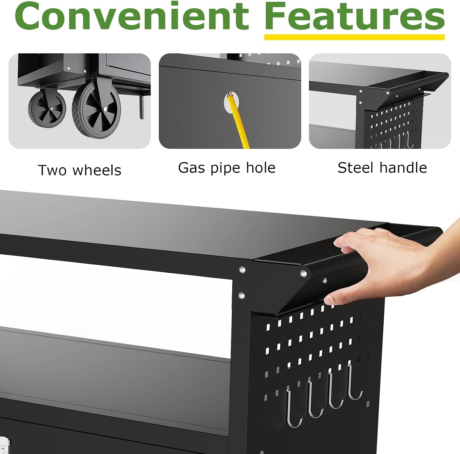 Carrello da esterno per barbec - Kitchen Gadgets Storage recensione e prezzo