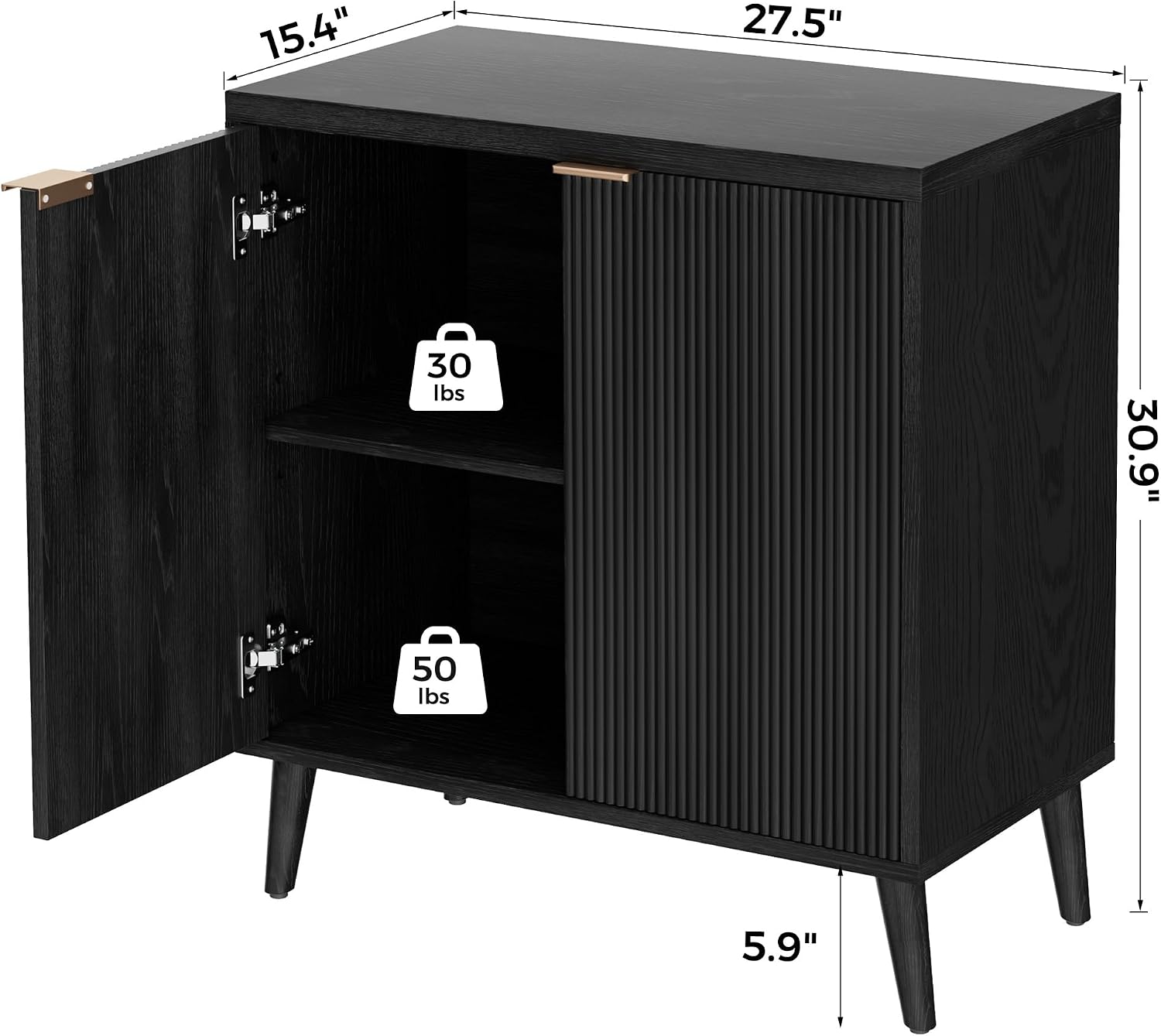 Credenza Scanalata con Vano Po - Kitchen Gadgets Storage recensione e prezzo