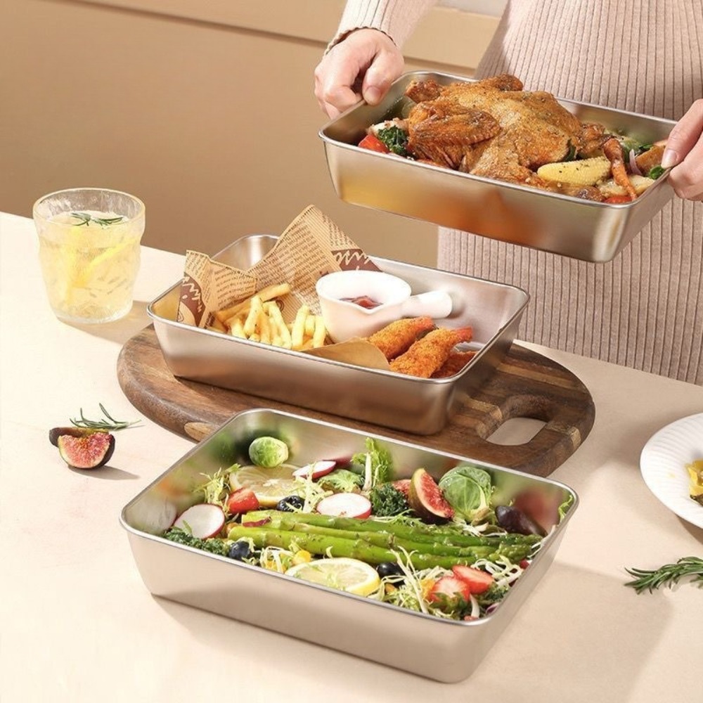 Vassoio da portata in acciaio  - Kitchen Gadgets Storage recensione e prezzo