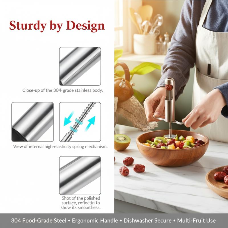 1 Pezzo Spremi-seghe di cilieg - Cherry Pitter Tool recensione e prezzo