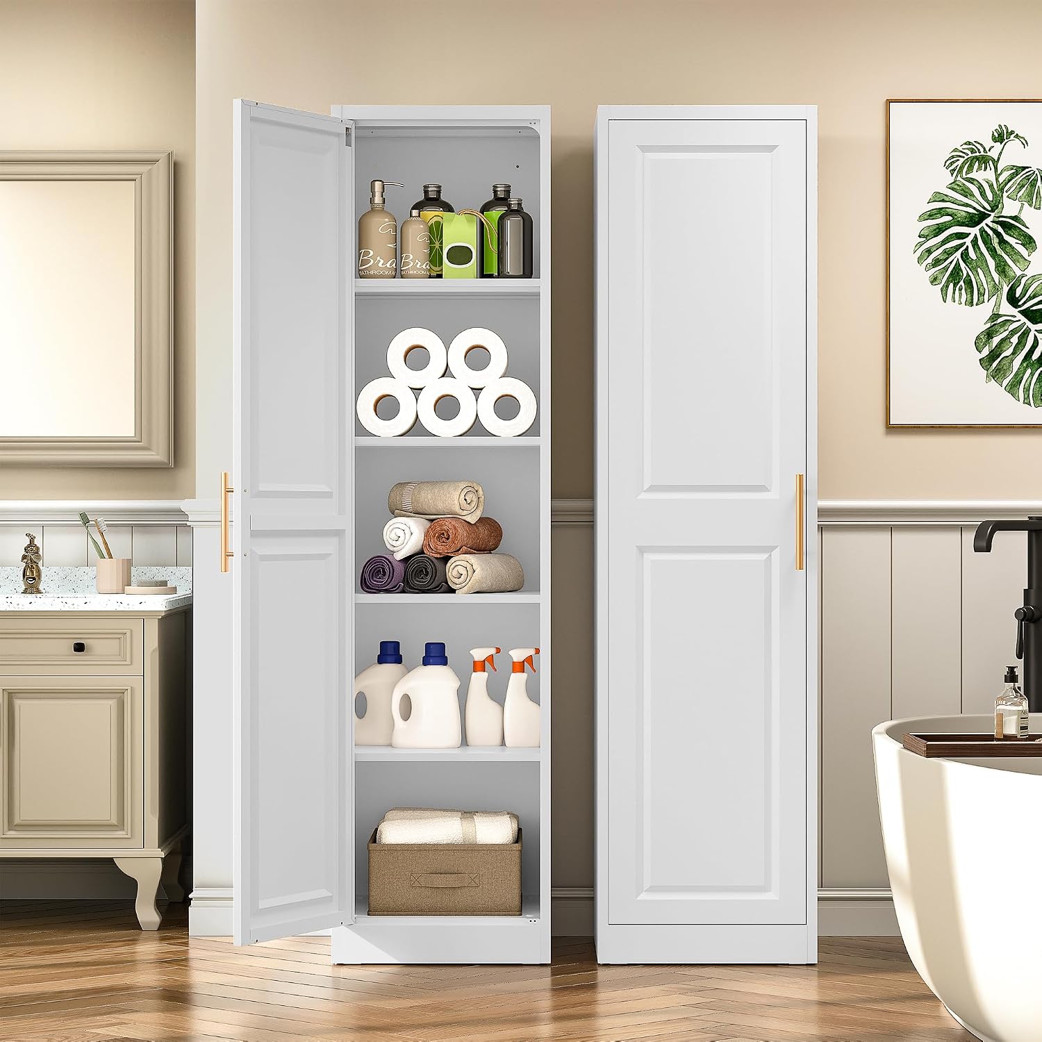 Armadio stretto alto con una p - Kitchen Gadgets Storage recensione e prezzo