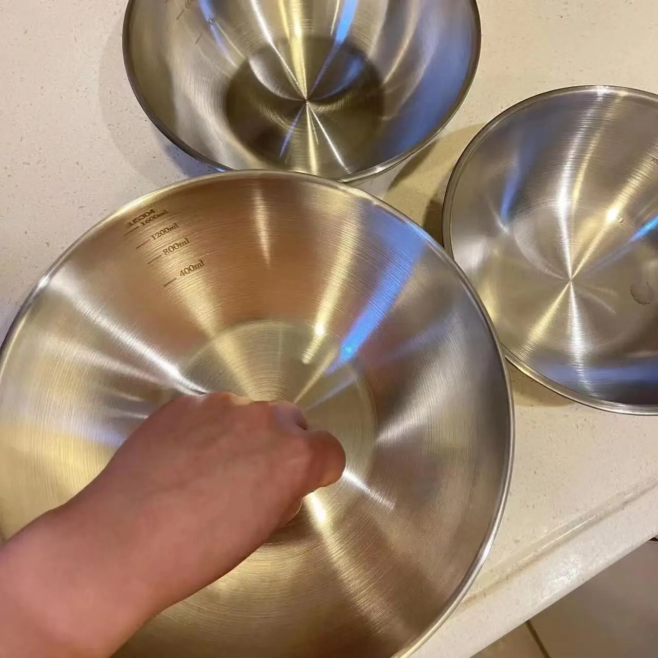 Set di 3 Ciotole in Acciaio In - Kitchen Gadgets Storage recensione e prezzo