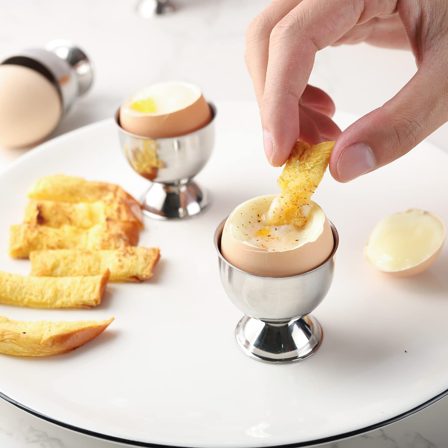 Set di tazze per uova in accia - Kitchen Gadgets For Gifts recensione e prezzo