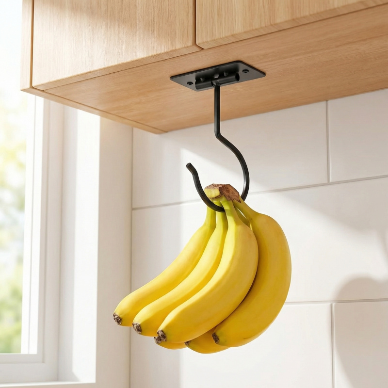 Gancio a banana autoadesivo in - Kitchen Gadgets Storage recensione e prezzo