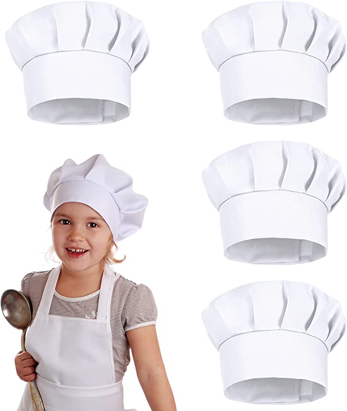 4 Cappelli da Chef Bianchi per - Kitchen Gadgets China recensione e prezzo