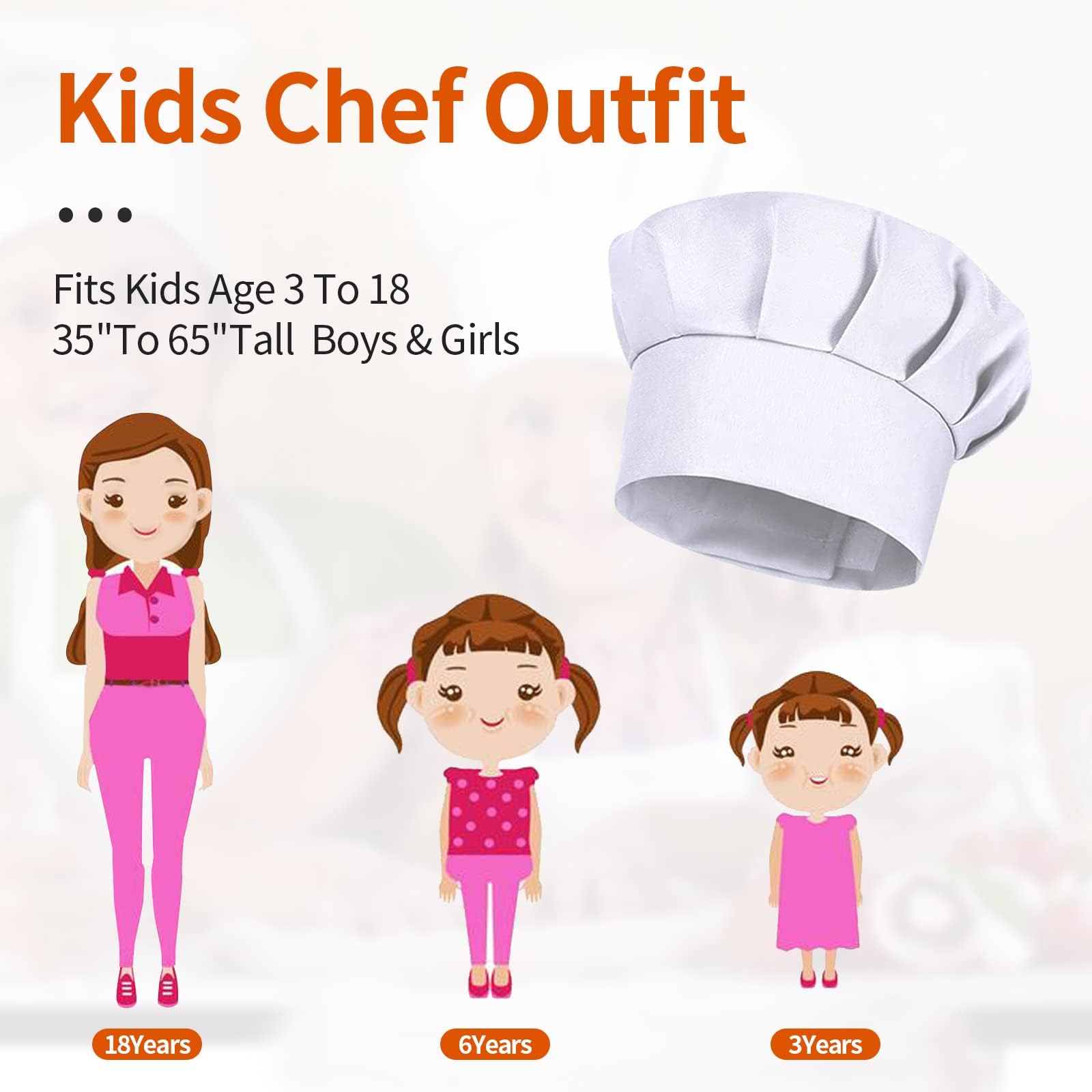 4 Cappelli da Chef Bianchi per - Kitchen Gadgets China recensione e prezzo